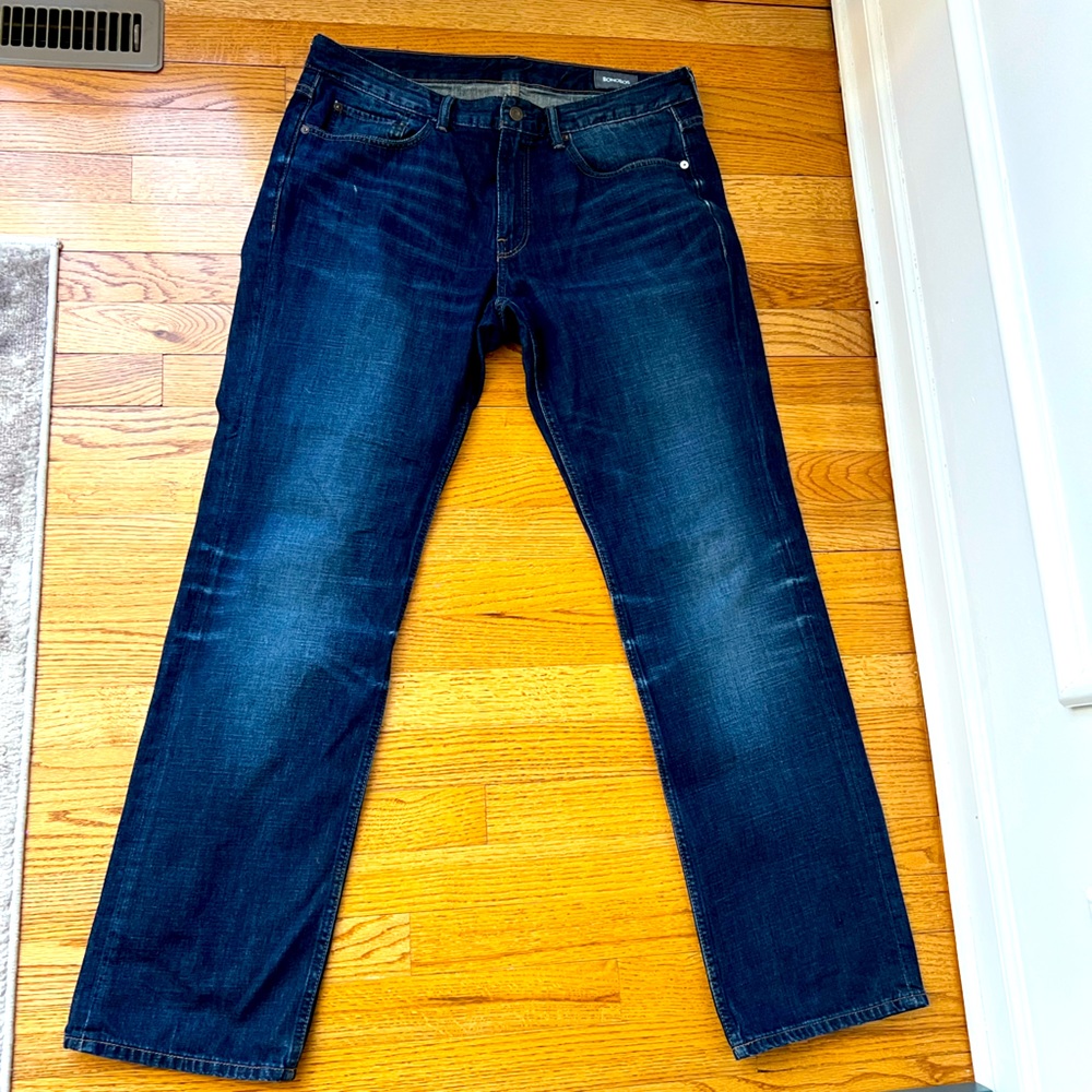 Bonobos Mens Summerweight Jean Dark Wash Size 34/32